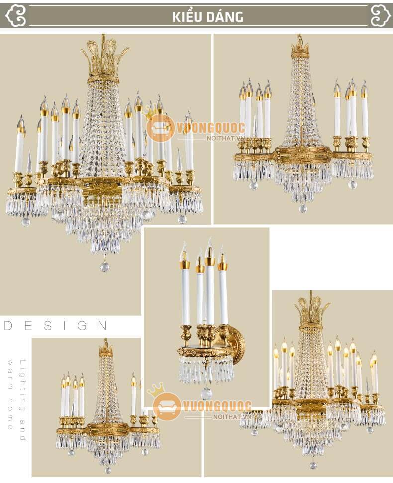 Đèn chùm pha lê cao cấp abr186-4